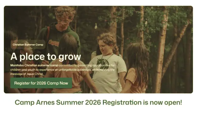 Camp Arnes website redesign