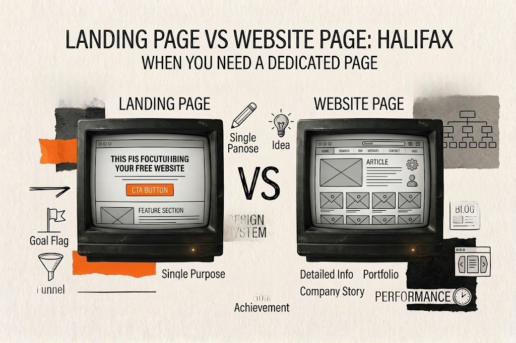 Landing Page vs Website Page (Halifax): When You Need a Dedicated Page