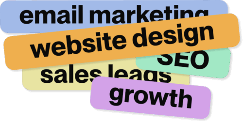 seo, website design, email marketing. a list of services Ninja Tuna offers