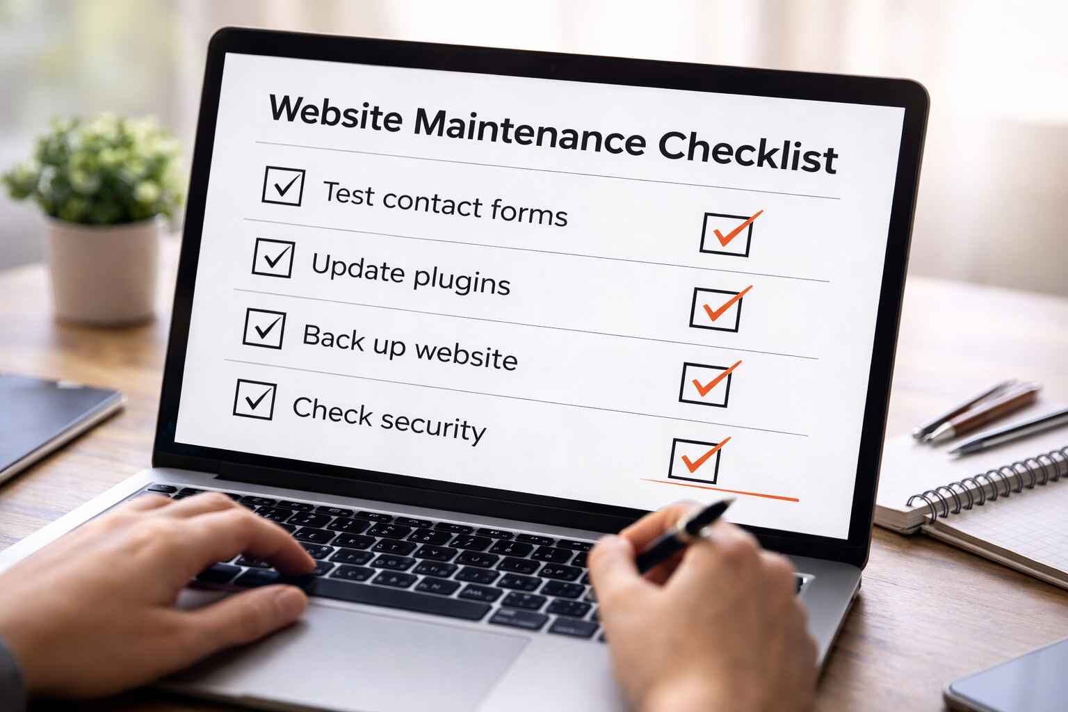 Your Monthly WordPress Maintenance Checklist